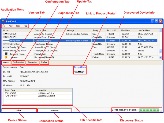 Device Selection (Version)